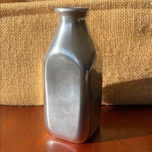 Decorative aluminum milk bottle